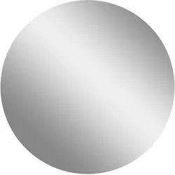 Wandspiegel Rund (Ø 60 cm) in Graphitfarben – Modern & Rahmenlos