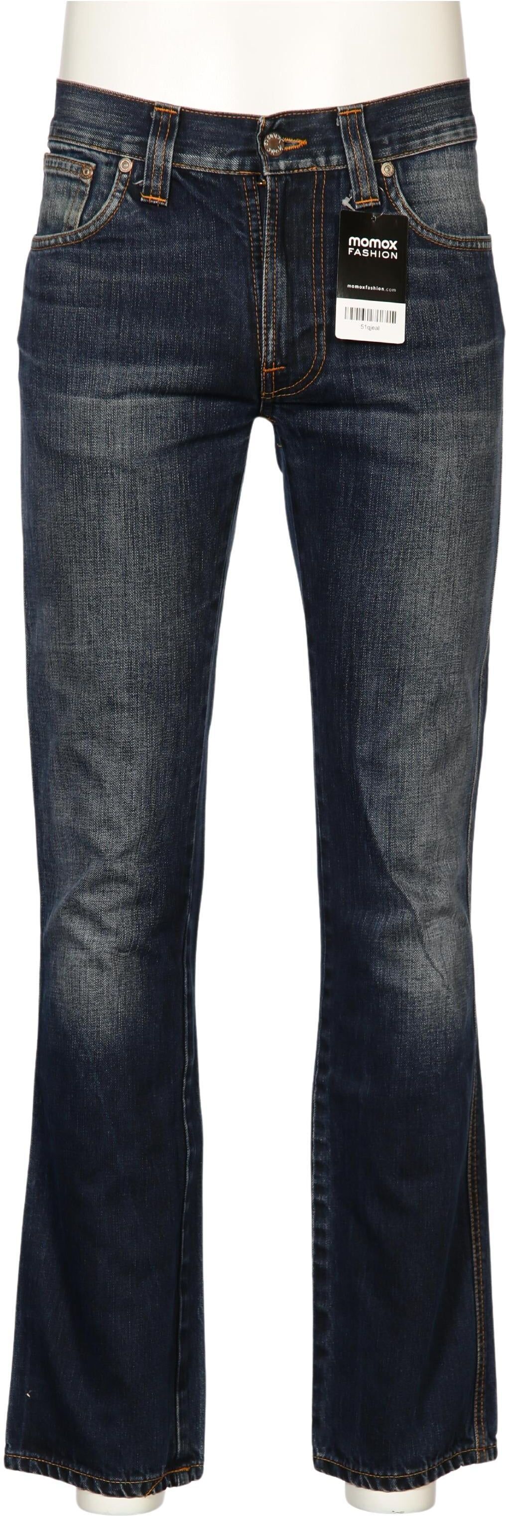 Nudie Jeans Herren Jeans, Blau, Gr. W30, Baumwolle - Second Hand