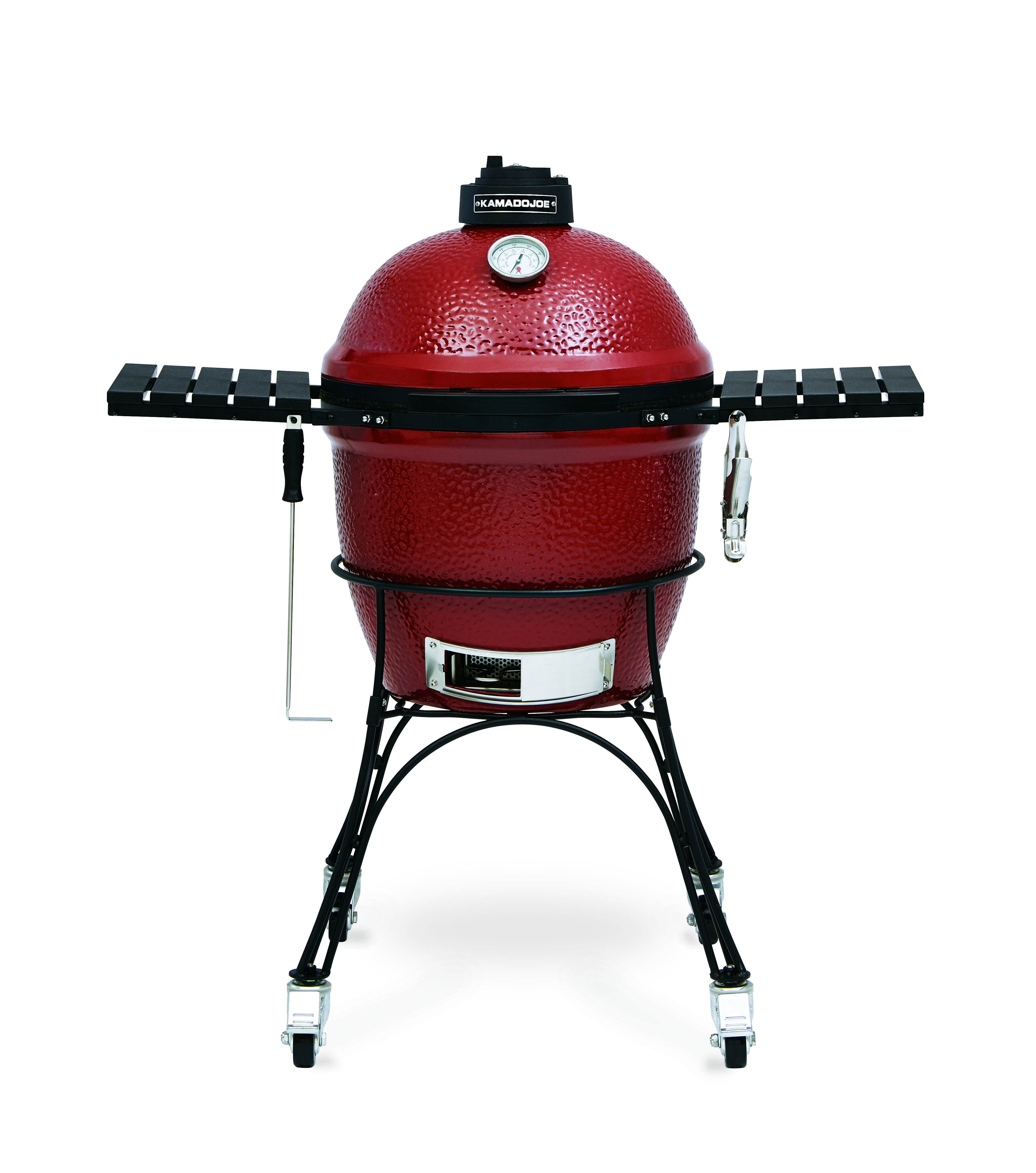 Kamado Joe Grills Keramikgrill Classic I, rot / schwarz, Perfekt für alle Grill-Enthusiasten