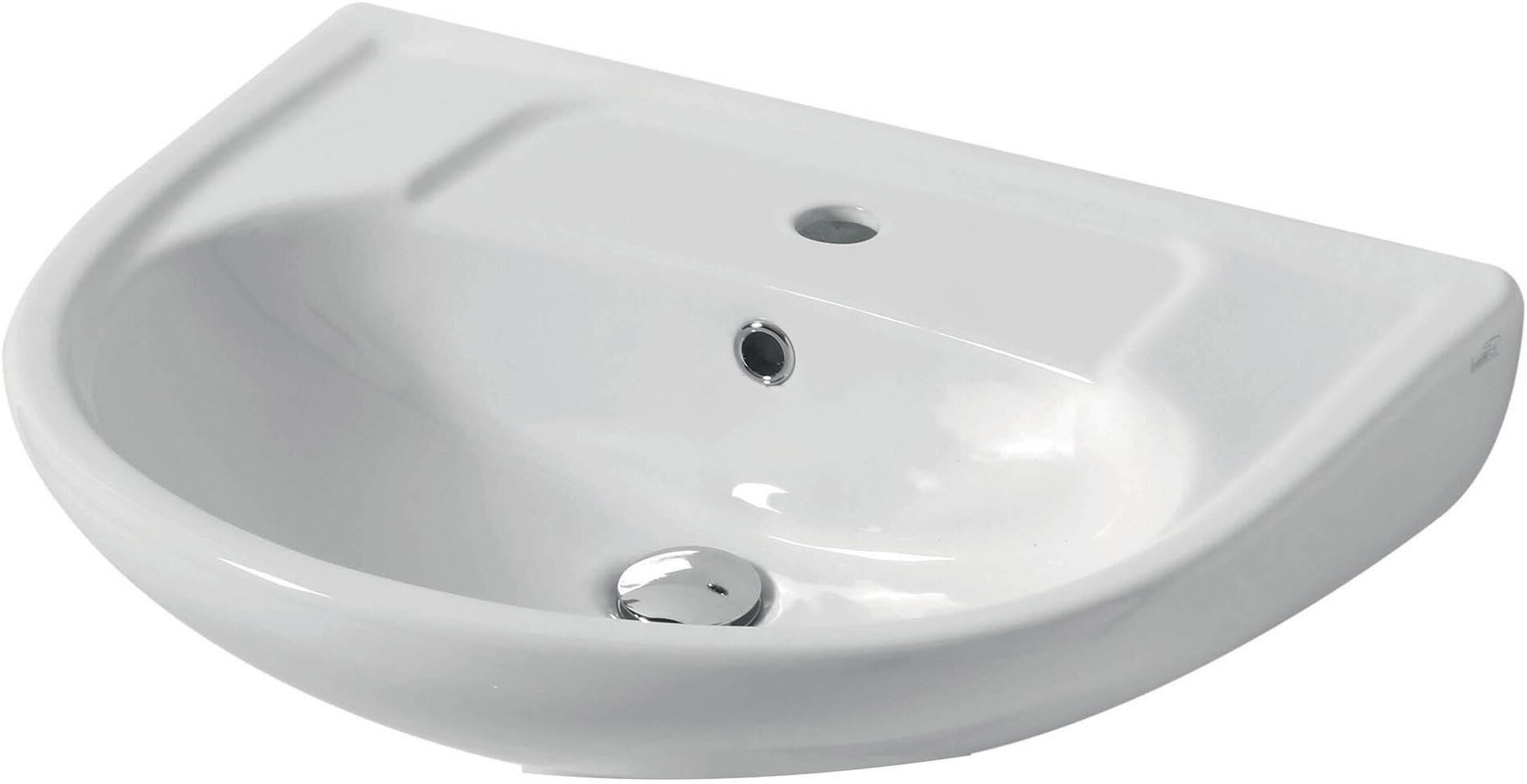 Tecnomat LAVABO SERIE AZUR A COLONNA 60 cm IN CERAMICA BIANCA