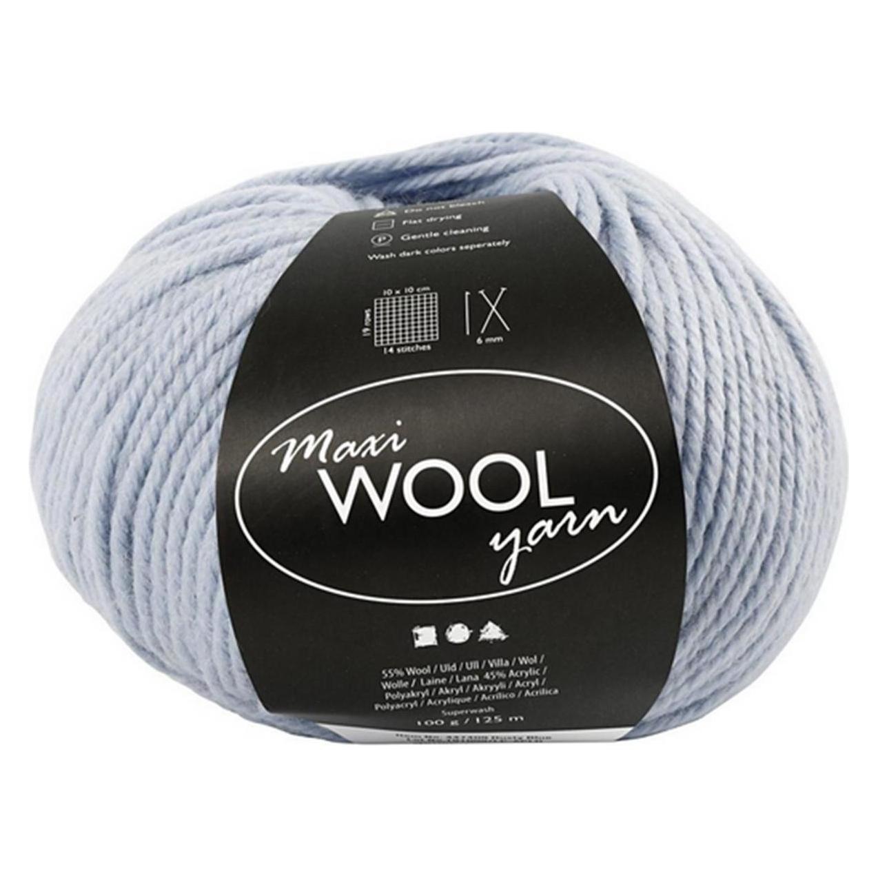 Creativ Company Wolle 100 g Hellblau (125 m) (447409)