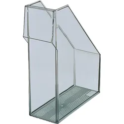 LEITZ Stehsammler Exclusiv A4 Kunststoff glasklar Packung mit 4 Stück