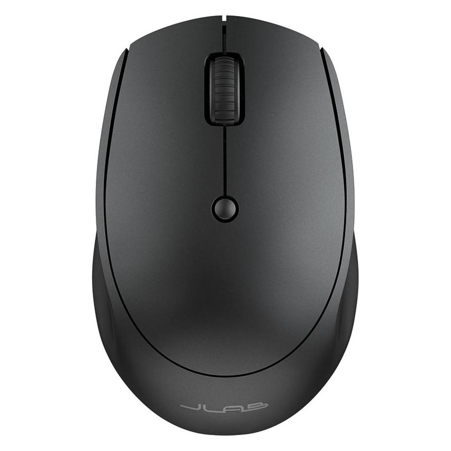 JLab Audio JLab GO Charge Bluetooth-Maus, 6 Tasten Verbindung über 2,4 GHz (USB-Dongle) oder Bluetooth (Kabellos) (IEUMGOCHRGMSRBLK124)
