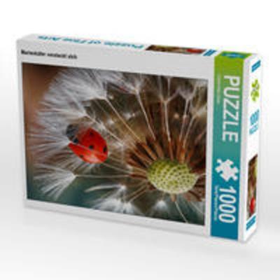 CALVENDO Puzzle Marienkäfer versteckt sich | 1000 Teile Lege-Größe 64x48cm Foto-Puzzle für glückliche Stunden