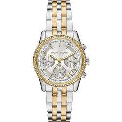 Michael Kors Quarz / Chronograph Bryant MK7532 - weiß,2-tone - 35mm