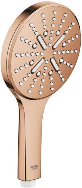Grohe Rainshower Handbrause 26574DA0 warm sunset, 3 Strahlarten, mit Durchflussbegrenzer 9,5 l/min