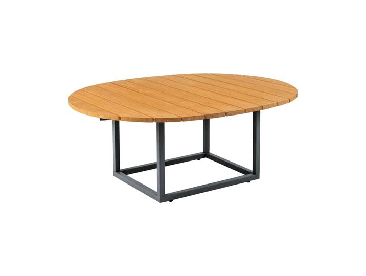 Brafab Table basse Olive Anthracite-bambou, 110x80 cm