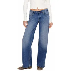 Only Judy Jeans Straight Leg in Mittelblau-M