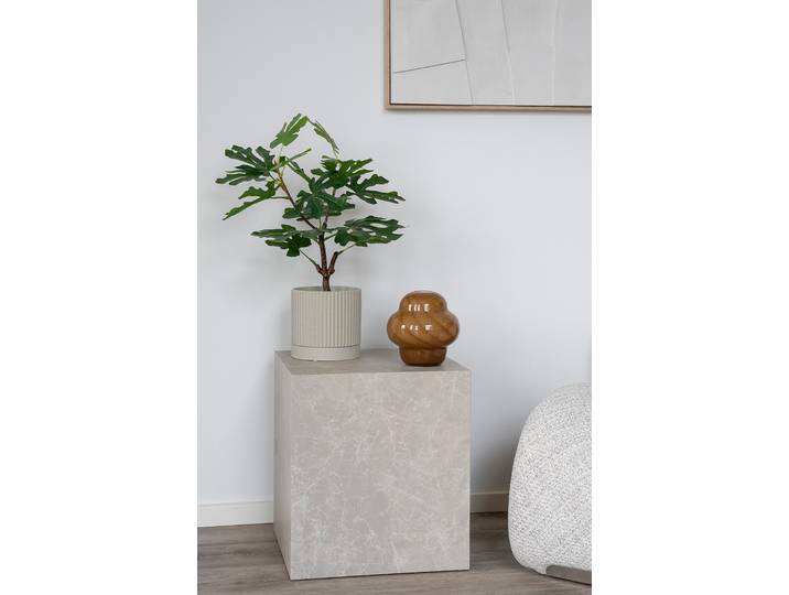 Vase Jadir 17 x 17 x 17cm Marron