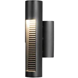 Konstsmide LED Außenwandleuchte UDINE, 12W, IP44, Glas, schwarz KON-7536-750