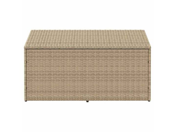 Coffre de rangement de jardin - Pour terrasse - Coffre de Stockage - Beige 110x50x58 cm Résine tressée LH5840966