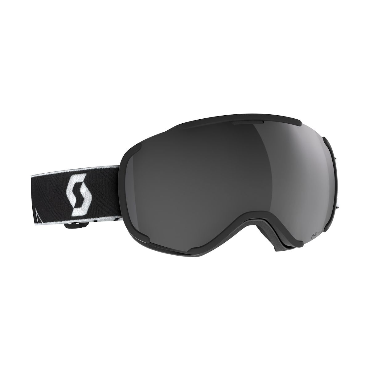 Scott Goggle Faze II black/white - amp black chrome s3 (1007) - 2718161007299