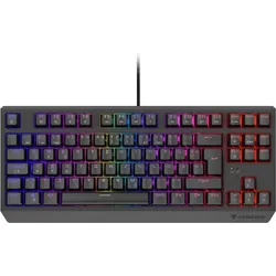 Genesis Gaming Tastatur THOR 230 TKL red kabelgeb. (DE) (DE, Kabelgebunden), Tastatur, Mehrfarbig, Rot, Schwarz