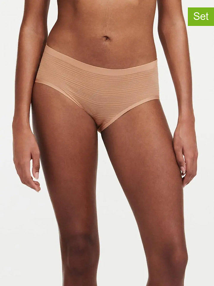 Chantelle 2er-Set: Pantys in Beige - onesize