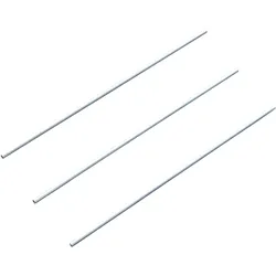 1000 Schafte für Kalenderaufhänger silber | 208 mm, Kunststoff, Stahl