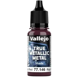 Vallejo True Metallix Metal SHADE Ruby Red 18ml (146)