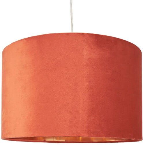 BHS Velvet Large Burnt Orange Easyfit Shade