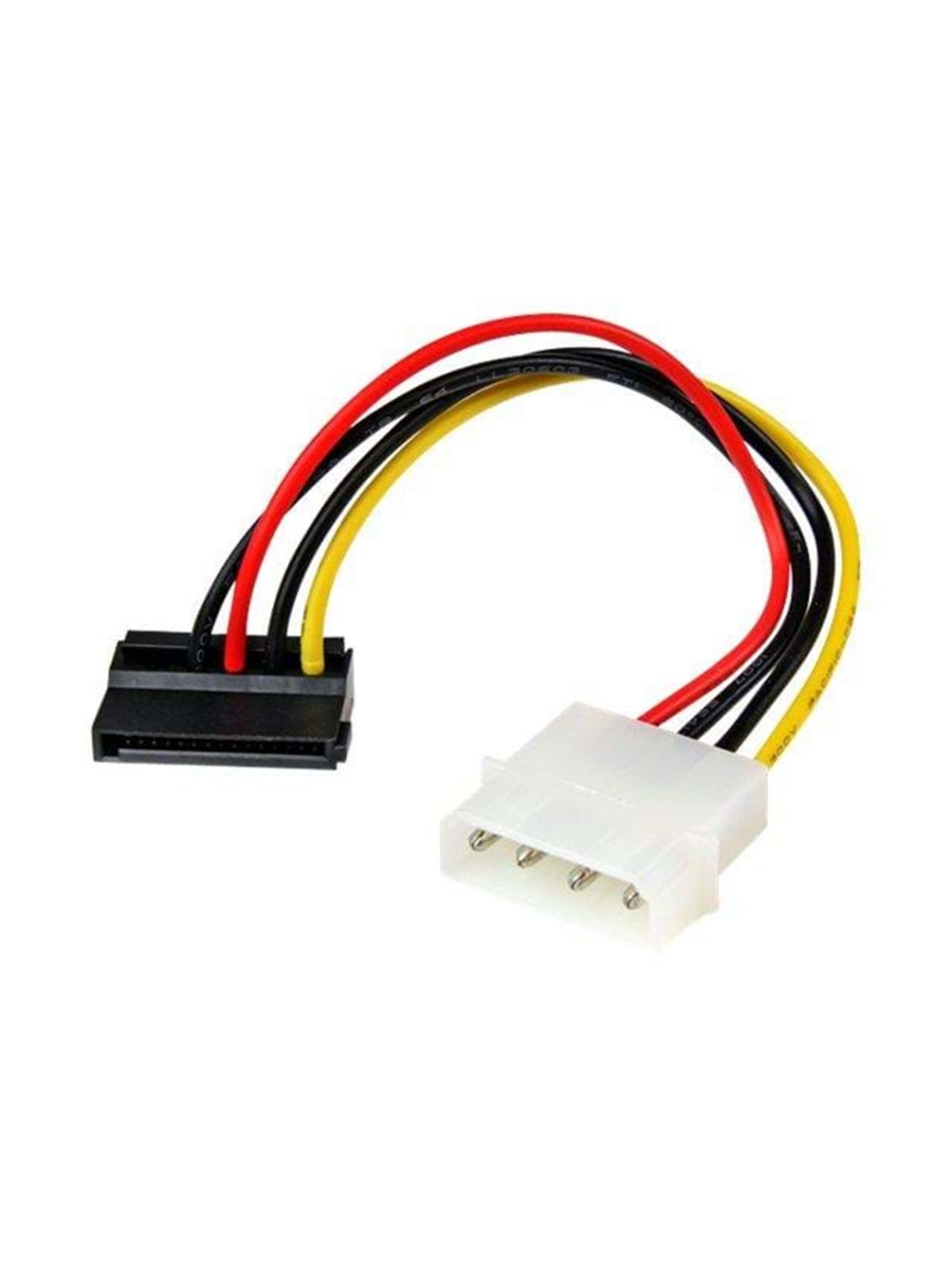 StarTech.com 4 Pin Molex zu Left Angle SATA Strom Kabel Adapter