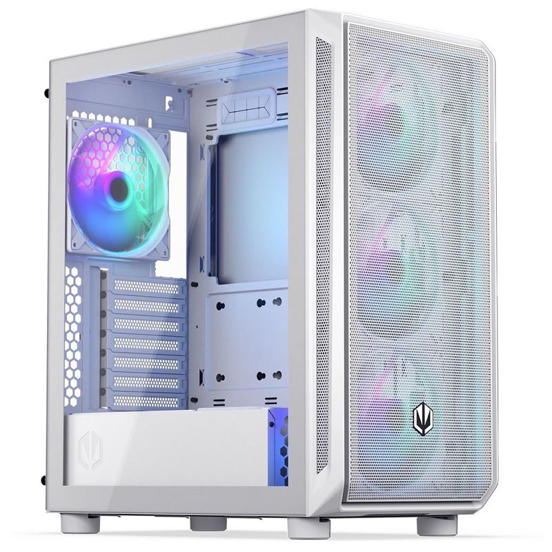 Endorfy Arx 500 white ARGB Midi Tower ohne Netzteil weiss