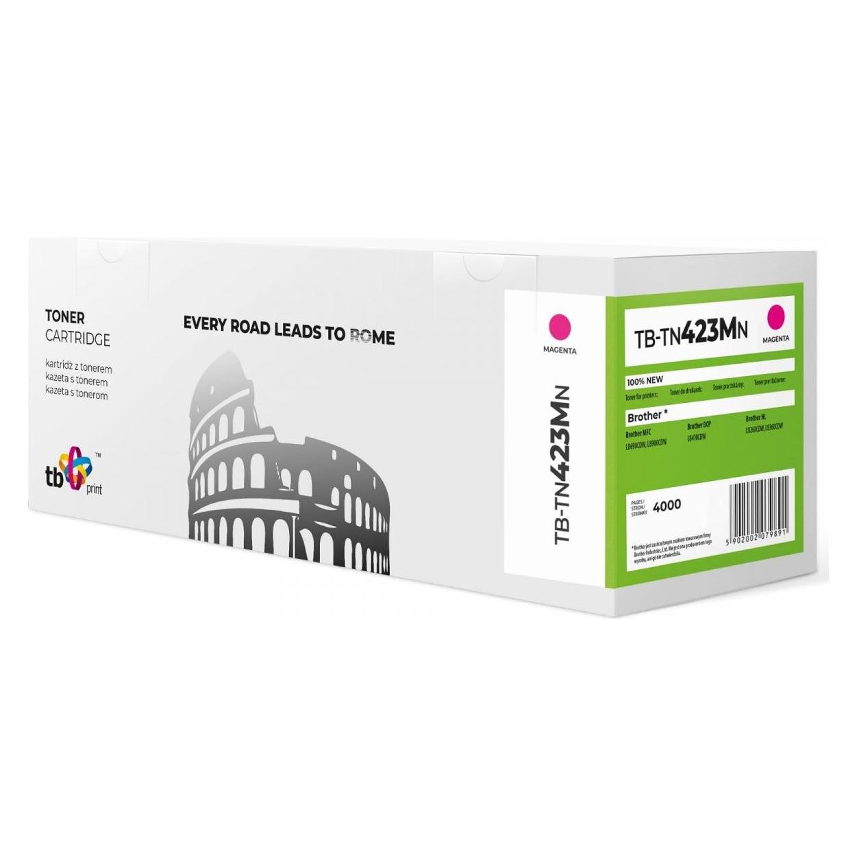 Print TB-TN423MN toner cartridge 1 pc(s) Compatible Magenta (M) (TB-TN423MN)