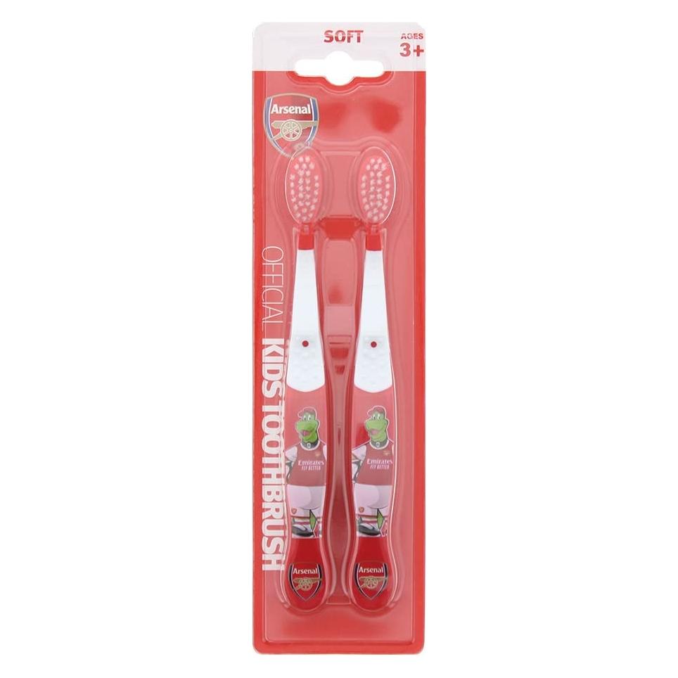 Elgydium Set Duo, Epl, Arsenal, Toothbrush, Red, 2 pcs For Children (2x) (56656371)