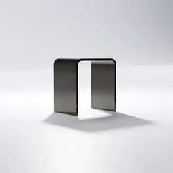 Steinberg Serie 432 Hocker, aus Polyresin, 400x270x430mm, 432700030, Farbe: Graphit