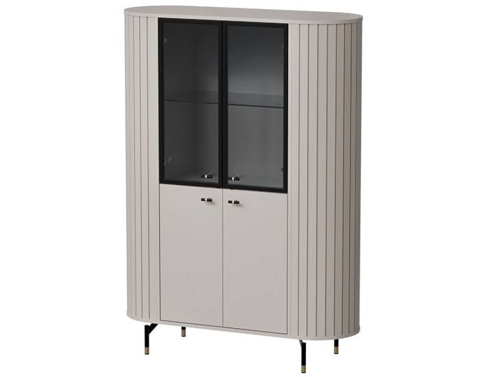 VITRINE Zante Graubeige 112 cm