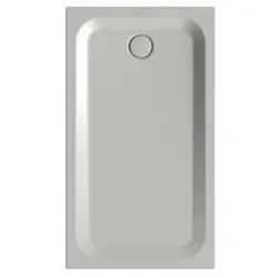 Bette BetteUltra Duschwanne 5804-410AE 140x80x3,5cm, Antirutsch/Pro, silver