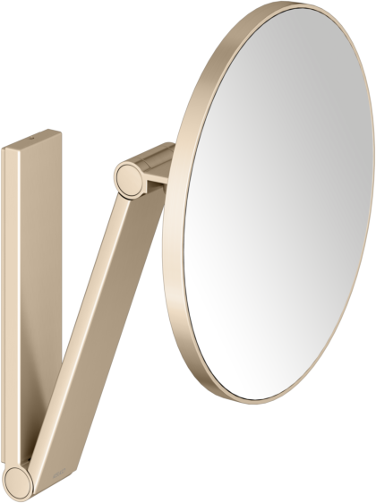 Keuco iLook_move Kosmetikspiegel 17612030000 5-fach Vergrößerung, Ø 212 mm, Bronze gebürstet