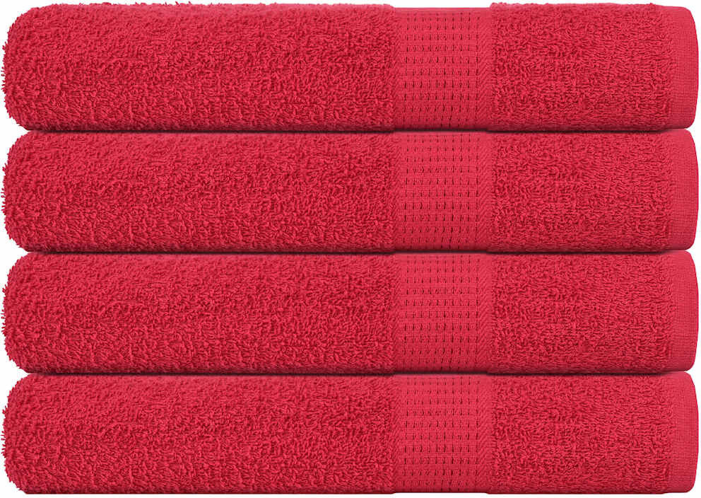 17 Stories Sawiki 100% Cotton Bath Towels Red Beach Towel