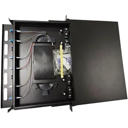 Lanview Fiber Optic Sliding Panel, Server Zubehör, Schwarz