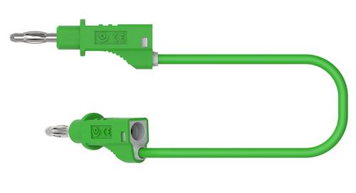 Electro PJP 2117-CD1-200V Messleitung Bananenstecker Bananenstecker 2.00m Grün 1St.