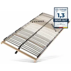 Sleepneo Lattenrost 80x200, Ergonomischer 7 Zonen Lattenrost aus Buchenholz, 42 Latten, Hergestellt in Deutschland, Lattenrost Selbstmontage, Traglast 150kg