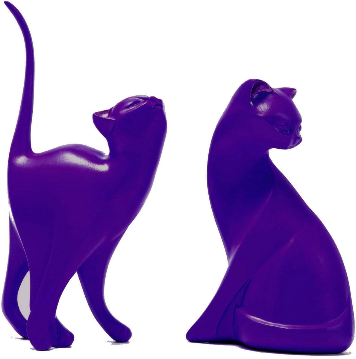 Omgoods Moderne Kat Sculptuur voor Decoratie