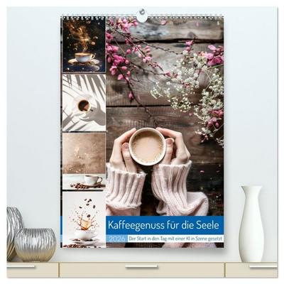 Kaffeegenuss für die Seele (hochwertiger Premium Wandkalender 2026 DIN A2 hoch), Kunstdruck in Hochglanz