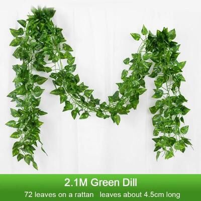 Uplift Picks Artificial Ivy Garland Green Vine Wall Hanging Decor 04