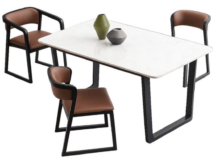 Xlmoebel Esstisch Eleganter Holztisch für modernes Wohnen und gesellige Runden (1-St., Esstisch), Hergestellt in Europa