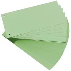 Herlitz 10843506 Trennblatt Karton Grün 100 Stück(e)