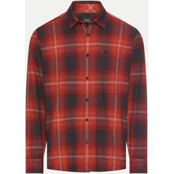 Regular-Fit Flanellhemd mit Karomuster Rot XXL