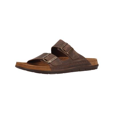 Pantolette ROHDE "Rohde Pantoletten Nappaleder", Herren, Gr. 40, braun (dunkelbraun), Nappaleder, Schuhe Pantolette
