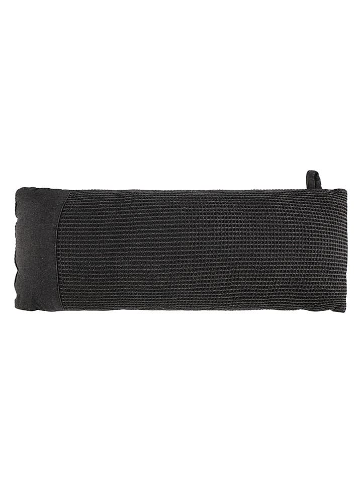 Rento Saunakissen ''Kenno'' in Schwarz/ Grau - (L)22 x (B)50 cm - onesize