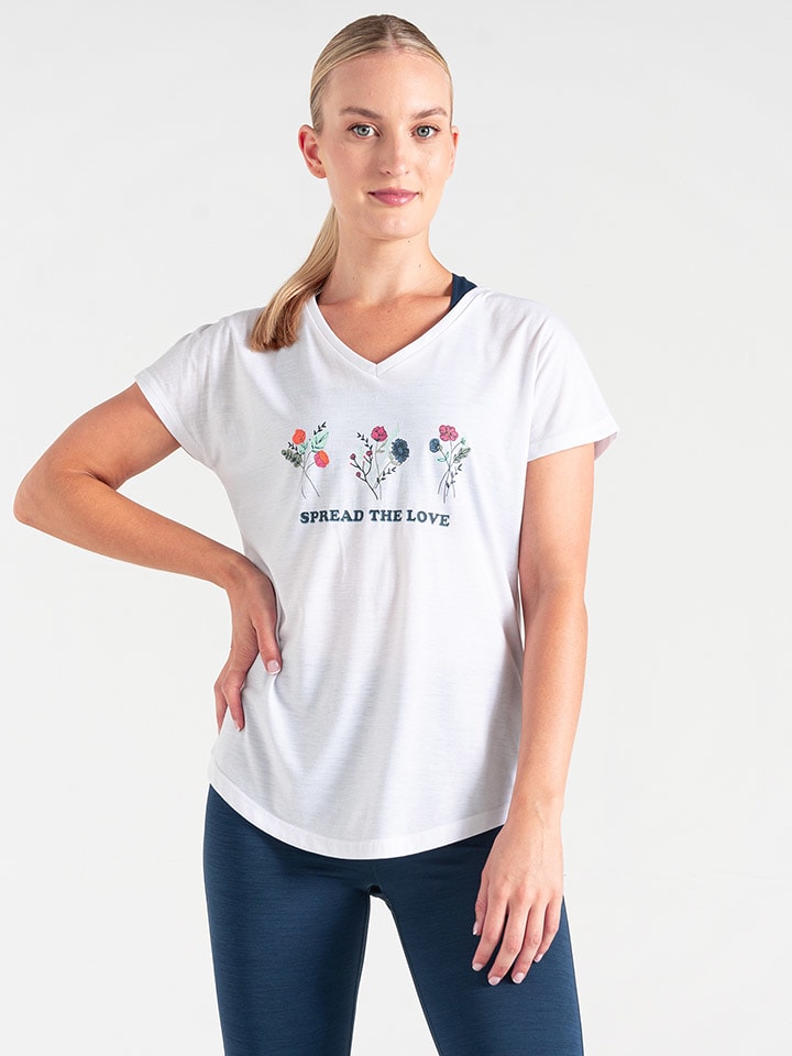 Dare 2b Funktionsshirt "Calm" in Weiß - 36