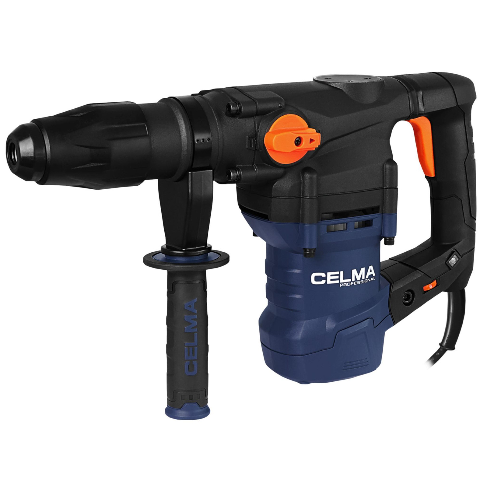 CELMA Professional PRWg 40GEO slagbeitel met draaiende beitel, 1600W, SDS Max, 10J
