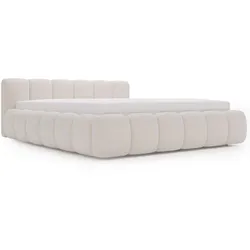 POLSTERBETT Cloud Low 180x200 Bouclé-Stoff Beige