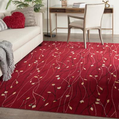 Nourison Grafix Floral Botanical Transitional Area Rug