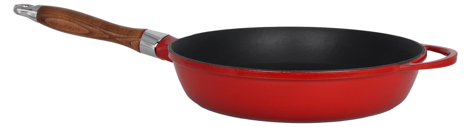 Lava braadpan van gietijzer - 28 cm - 2,8 liter - Rood