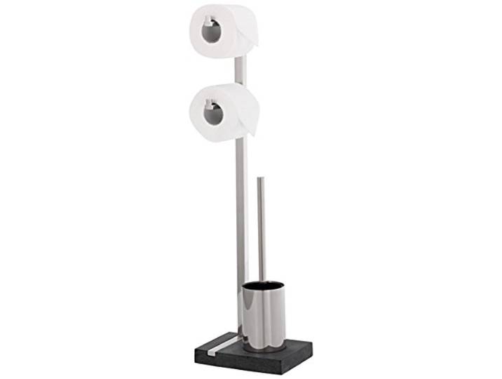 Blomus 68623 Menoto Toiletborstelhouder voor Toiletborstels & Toiletpapier, Roestvrij Staal