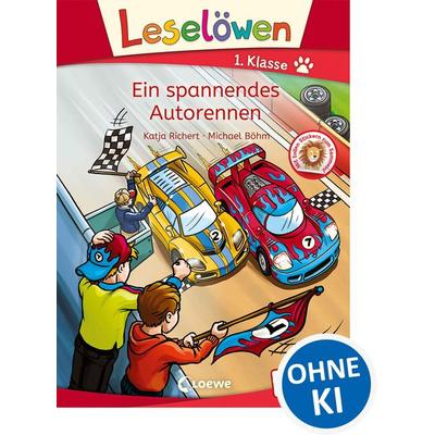 Leselöwen 1. Klasse - Ein spannendes Autorennen, Gebundene Ausgabe von Katja Richert, Loewe, 978-3-7855-8597-9