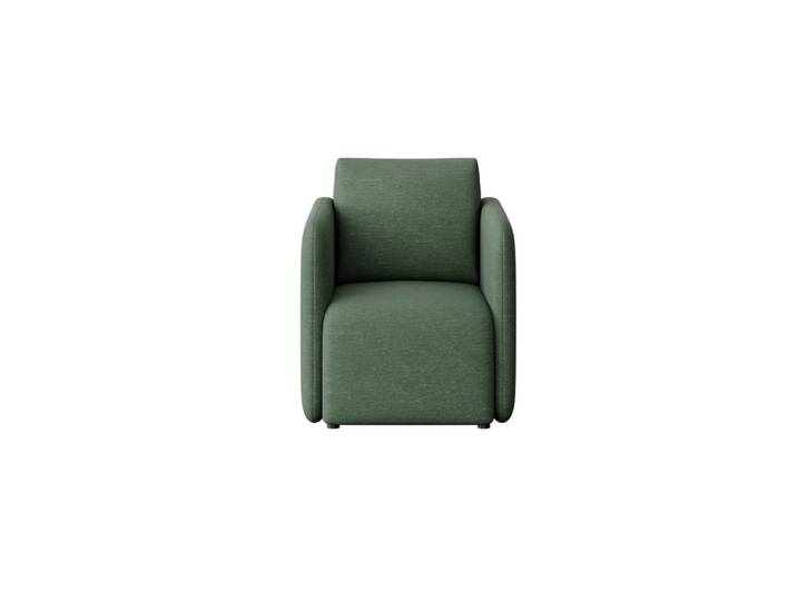 Fauteuil en polyester vert