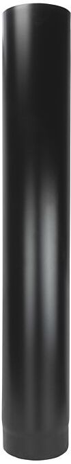 Bertrams ST-Pu Rauchrohr 08RL1000-250L 1000 mm, Ø 250 mm, pulverbeschichtet, schwarz